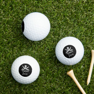 Personalised Pirate Captain  Golf Balls