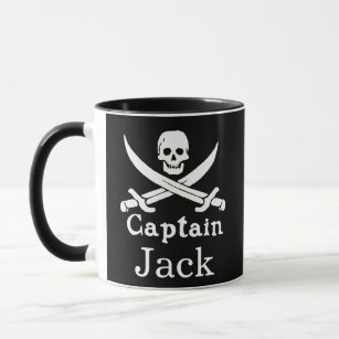 Personalised Pirate Captain Mug