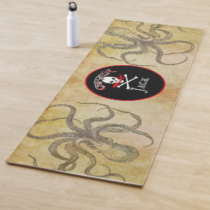 Personalised Pirate Captain  Yoga Mat