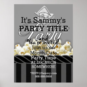 Personalised Pirate Day Party Poster