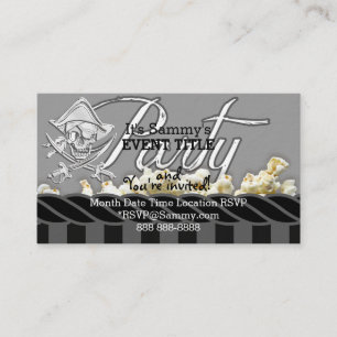 Personalised Pirate Party Enclosure Card