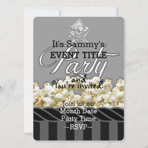 Personalised Pirate Party Invitation