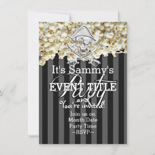 Personalised Pirate Party Invitation