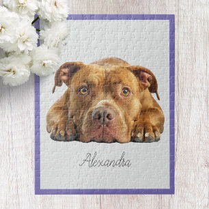 Personalised Pitbull Jigsaw Puzzle