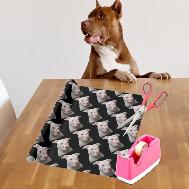 Personalised Pitbull Lover Wrapping Paper (Creator Uploaded)