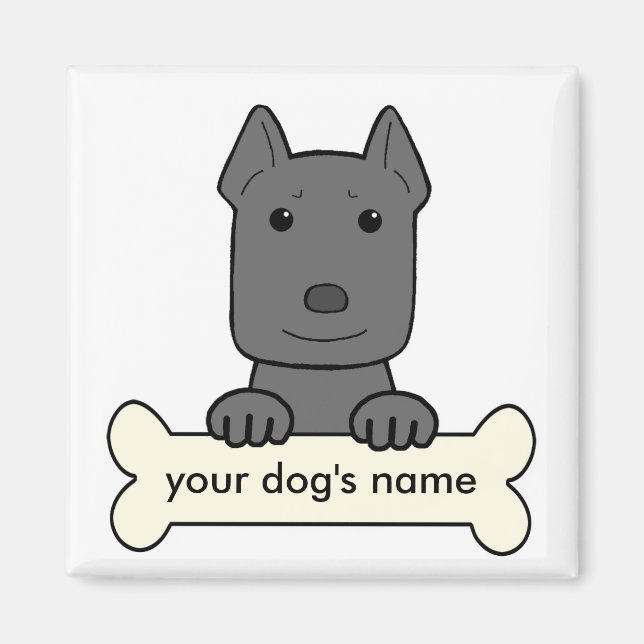Personalised Pitbull Magnet (Front)