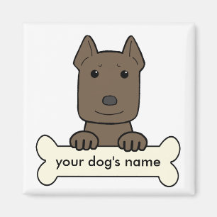 Personalised Pitbull Magnet