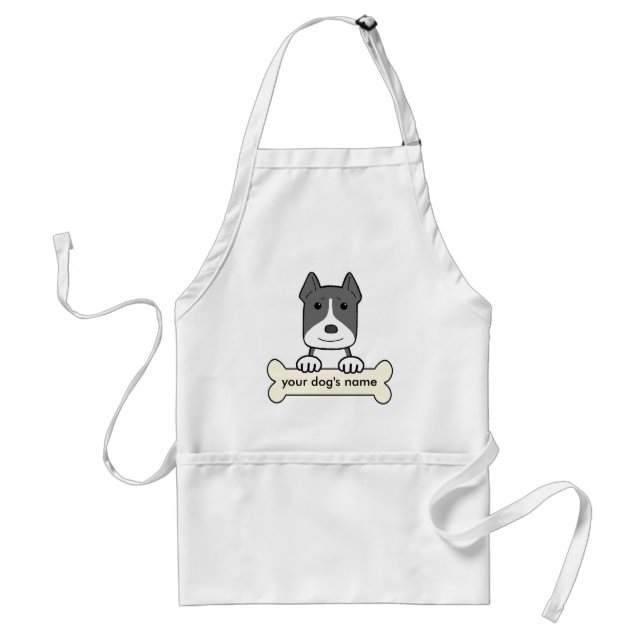 Personalised Pitbull Standard Apron (Front)
