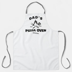 Personalised Pizza Apron, Dad apron, Pizza oven Apron