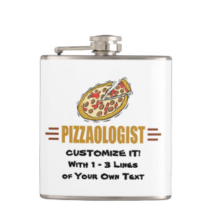 Personalised Pizza Hip Flask