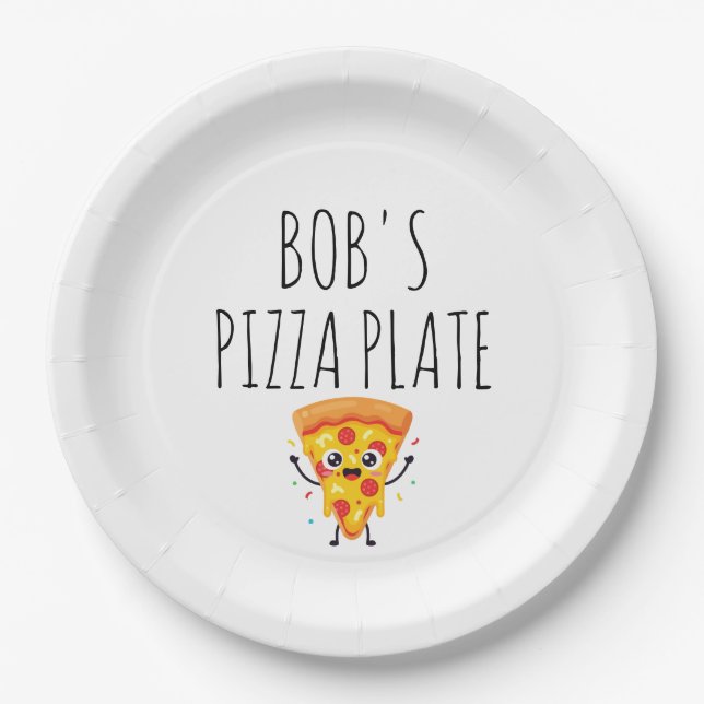Personalised Pizza Plate (Front)