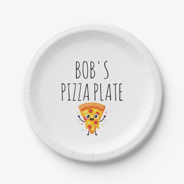 Personalised Pizza Plate (Front)