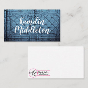 Personalised Place Cards Rustic Tin Panel Ceiling