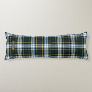 Personalised Plaid Clan Gordon Rustic Tartan Body Cushion