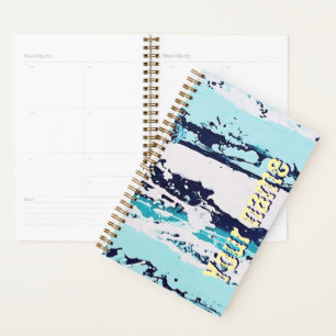 Personalised Planner with original beachy art