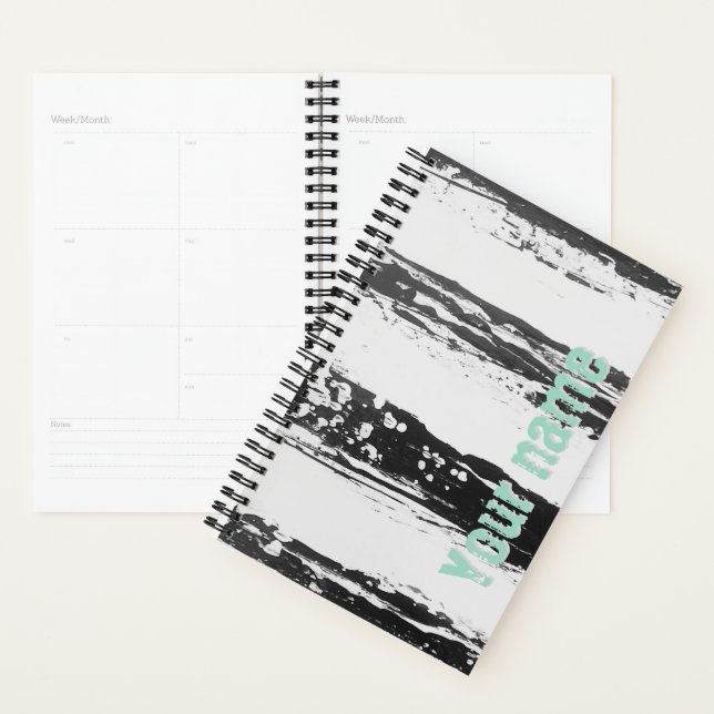 Personalised Planner with original beachy art (Display)