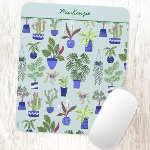 Personalised Plant Gardening Mouse Mat
