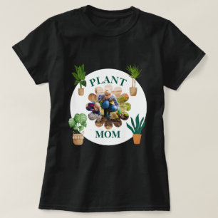 Personalised Plant Mum Photo Gardening T-Shirt