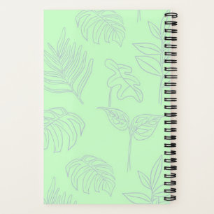 Personalised Plant Spiral Notebook