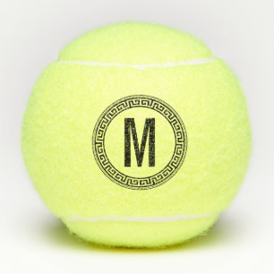 Personalised Player Coach Team Monogrammed Initial Tennis Balls