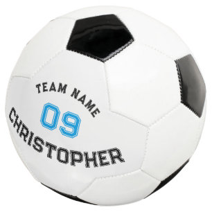 Personalised Player Jersey Number School Team Name Football