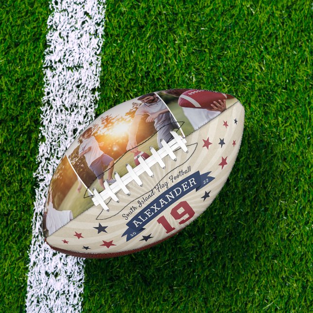 Personalised Player Photo & Number Keepsake American Football (Creator Uploaded)
