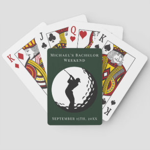 Personalised Playing Cards   Bachelor Golf Weekend