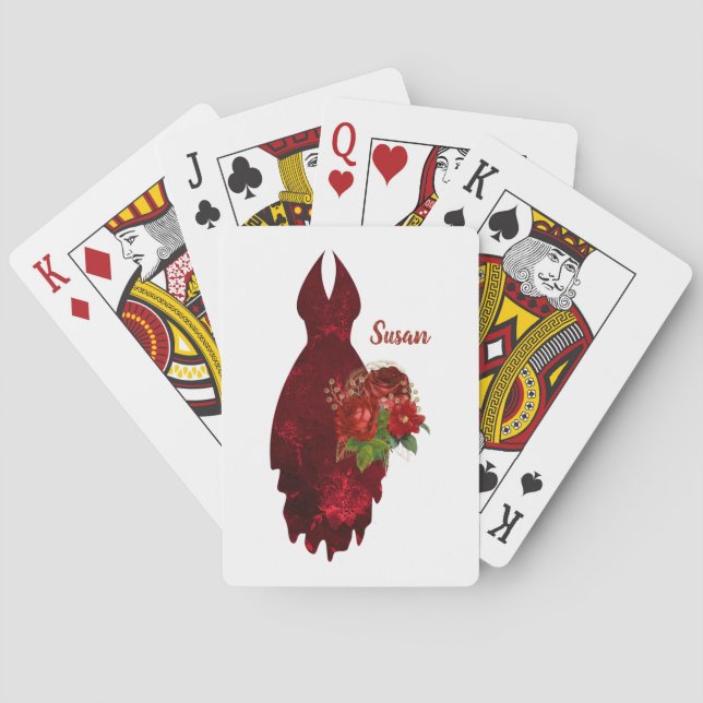 Personalised Playing Cards Bridesmaid (Back)