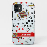 Personalised Playing Cards Games iphone cover