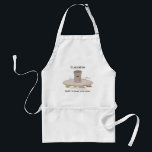 Personalised Plays With Clay Pottery Apron<br><div class="desc">For the artistic person interested in pottery and ceramics,  a fun apron that can be personalised for crafting.  Original by Night Owl's Menagerie,  2021.</div>