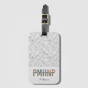 Personalised PMHNP Psychiatric Mental Health Nurse Luggage Tag