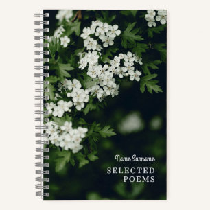Personalised Poetry & moody nature Notebook