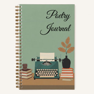 Personalised Poetry Notebook Journal
