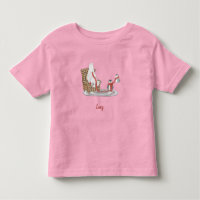 Personalised Polar Bear Penguin Friends Winter    
