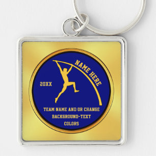 Personalised, Pole Vaulting Gifts for Pole Vaulter Key Ring