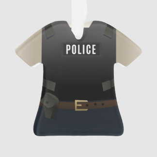 Personalised Police Christmas Holiday Ornament