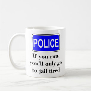 Personalised Police Law Enforcement Gift Coffee Mug