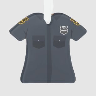 Personalised Police Officer Christmas Ornament