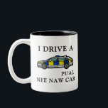 Personalised Police Officer, I drive a nee naw car Two-Tone Coffee Mug<br><div class="desc">Personalised Police Officer,  I drive a nee naw car Two-Tone Coffee Mug - police officer gifts,  law enforcement mug,  emergency services,  keyworker blue line,  nee naw car,  funny police gift,  police leaving gift,  New police officer,  police new job,  police promotion,  anniversary gifts,  police husband,  police graduation</div>