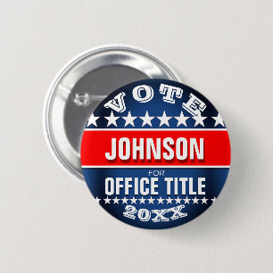 Personalised Political Button