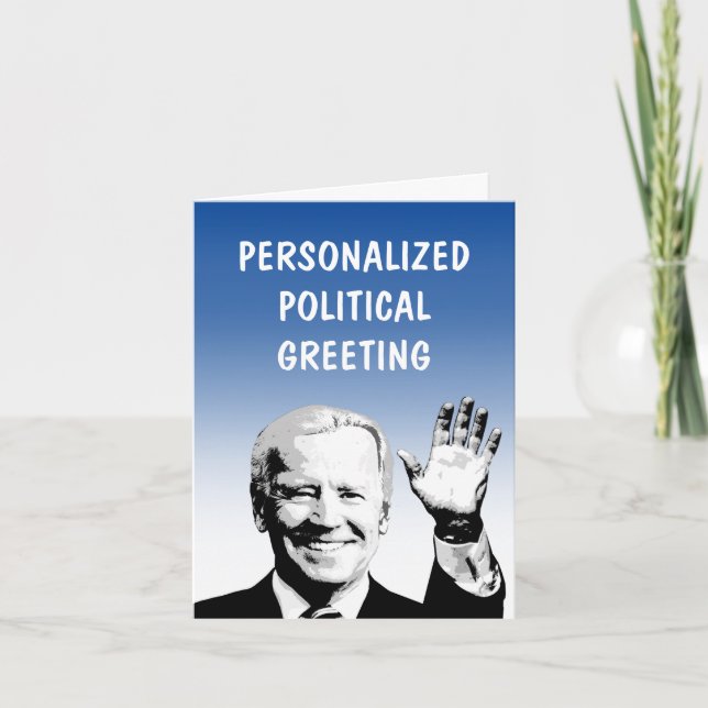 Personalised Political Greeting Card (Front)