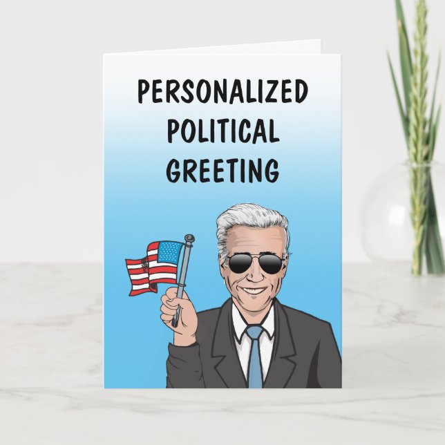 Personalised Political Greeting Card (Front)