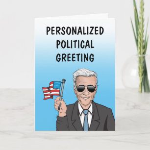 Personalised Political Greeting Card