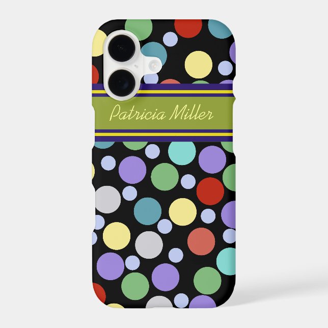 personalised polka dots pattern (Back)