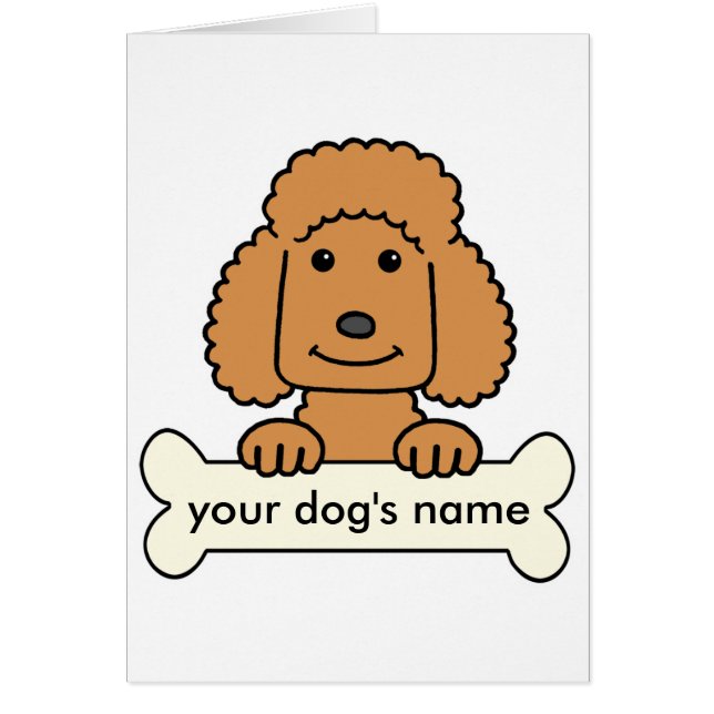 Personalised Poodle (Front)