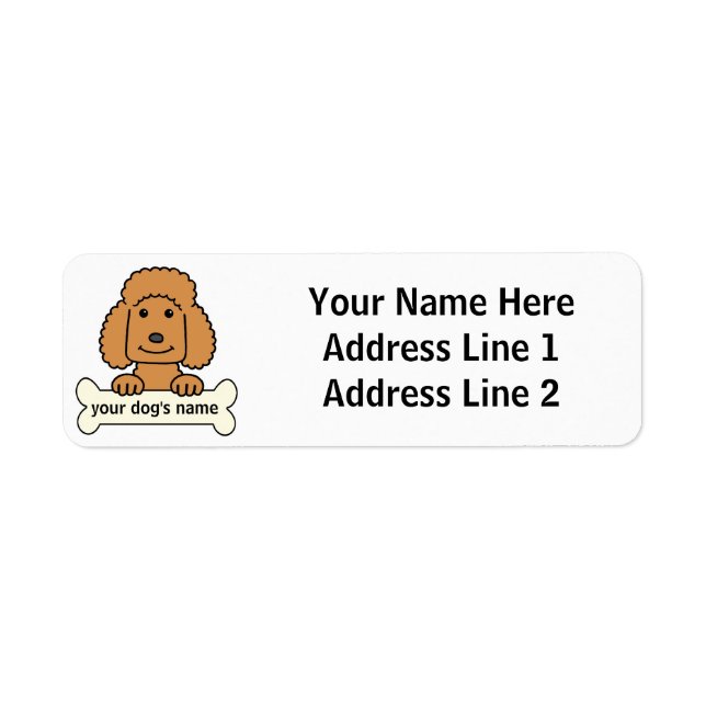 Personalised Poodle (Front)
