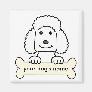 Personalised Poodle Magnet