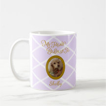 Personalised Poodle Photo | Lavender Poodle Mum