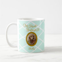 Personalised Poodle Photo | My Heart Belongs To