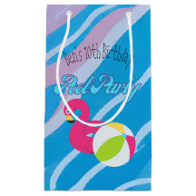 Personalised Pool Party Favour Bags